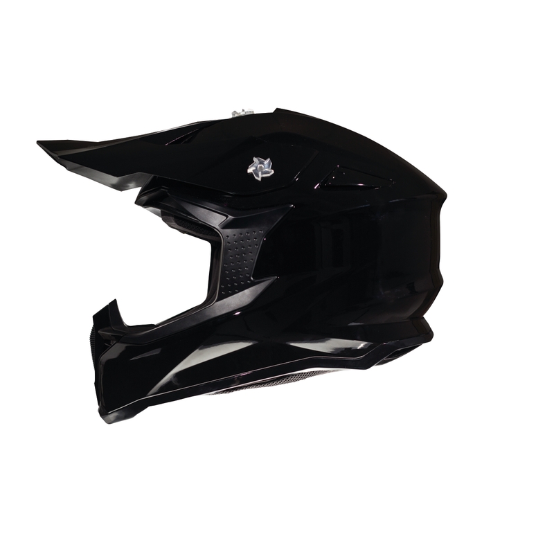 MT Falcon Motocross Helm schwarz