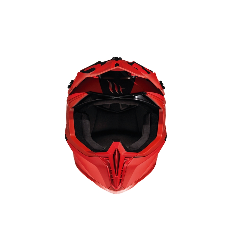 MT Falcon Karson Motocross Helm rot matt