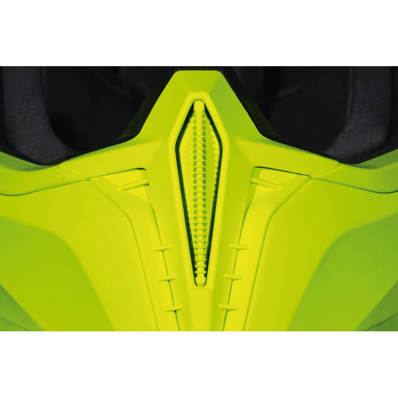 Motocross Helm MT Falcon Karson fluo gelb matt