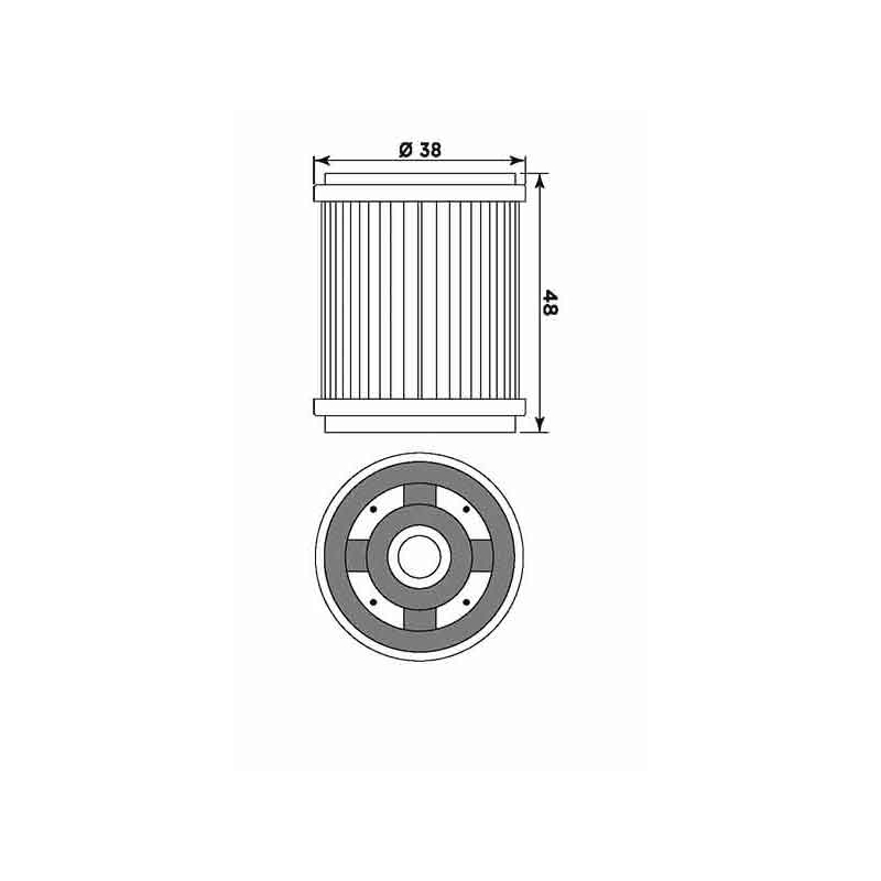 Ölfilter MIW (alt. HF143)