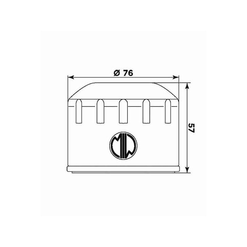 Ölfilter MIW (alt. HF165)
