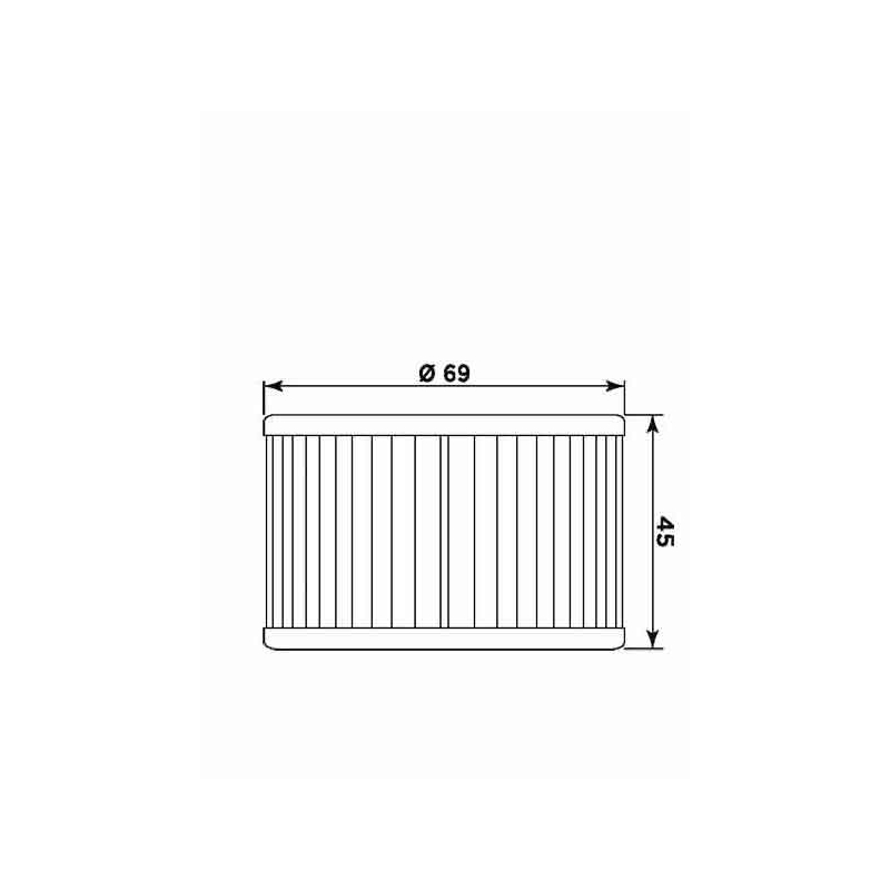 Ölfilter MIW (alt. HF561) für KYMCO Venox 250 2001-2020