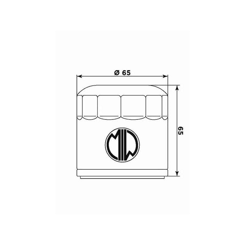 Ölfilter MIW (alt. HF553)