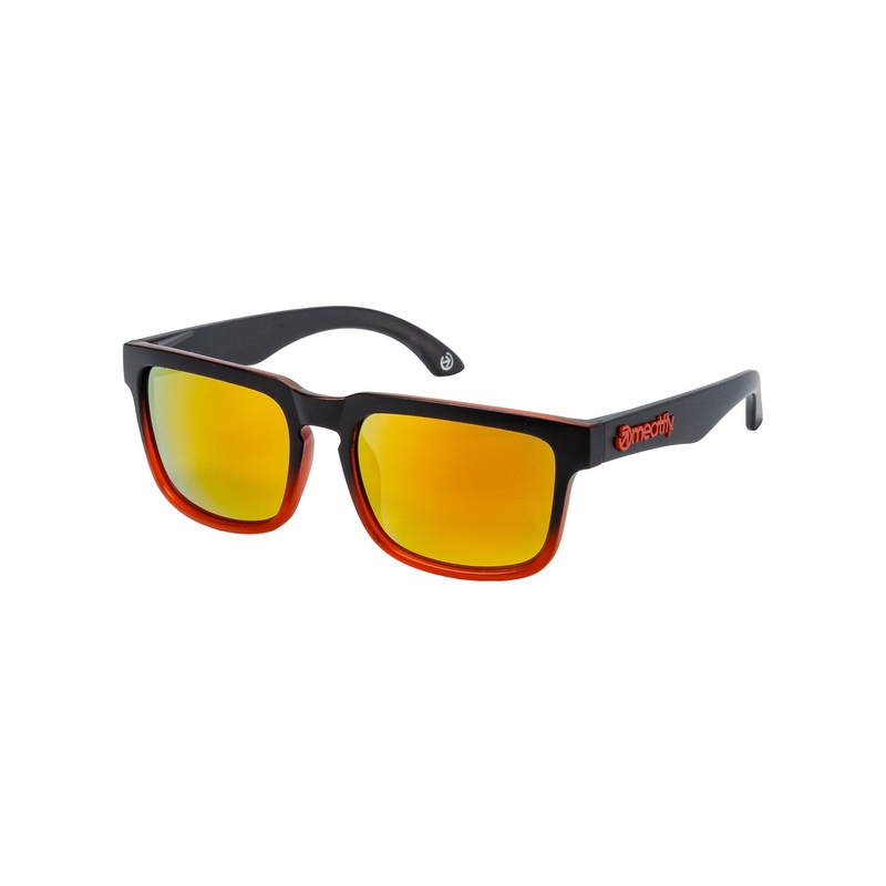 Meatfly Memphis Sonnenbrille schwarz und rot