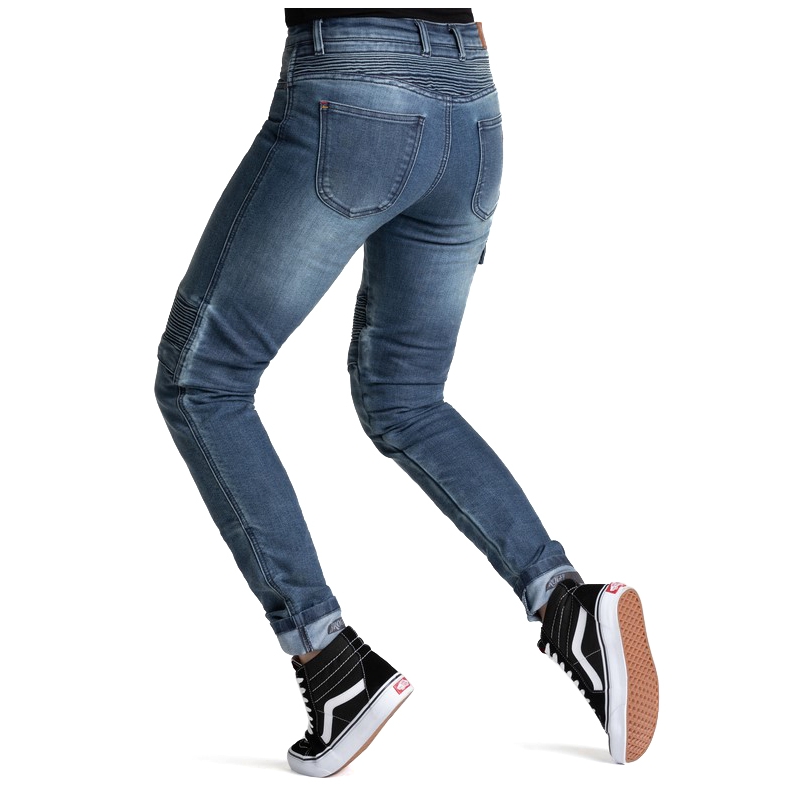 BROGER Ohio blaue Motorradjeans für Frauen Ausverkauf