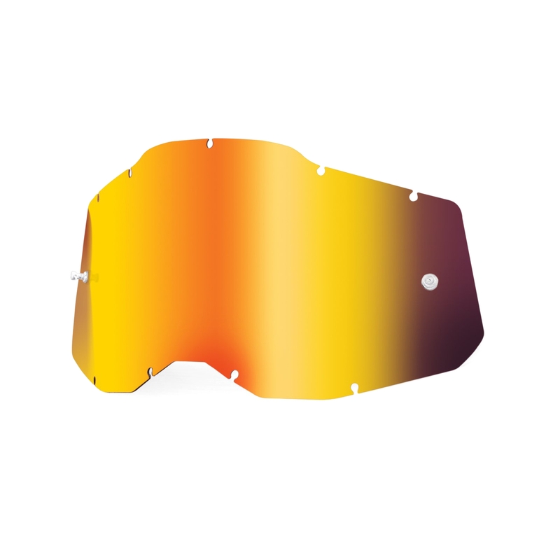 Plexi 100% Racecraft 2/Accuri 2/Strata 2 rot verspiegelt (Anti-Beschlag)