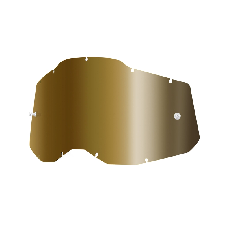 Visier 100% Racecraft 2/Accuri 2/Strata 2 gold chrome mirror (Antibeschlag)