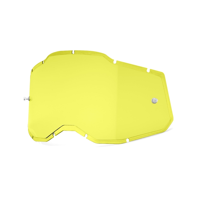 Plexi 100% gespritzt Racecraft 2/Accuri 2/Strata 2 gelb (Anti-Beschlag)