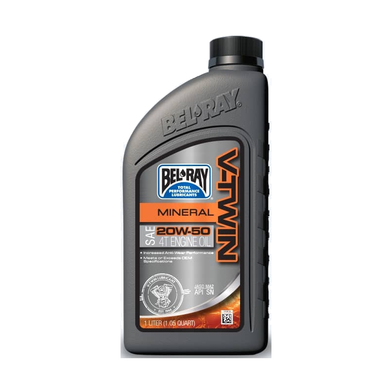 Motoröl Bel-Ray V-TWIN MINERAL 20W-50 1 l