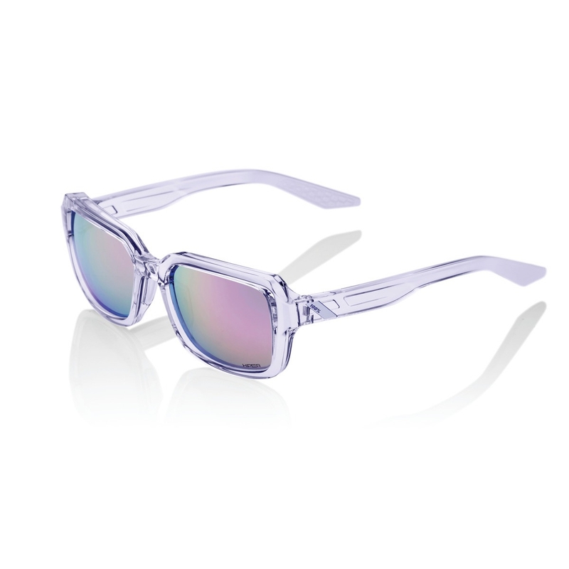 Sonnenbrille 100% RIDELEY Poliert Lavendel violett (HIPER violette Gläser)