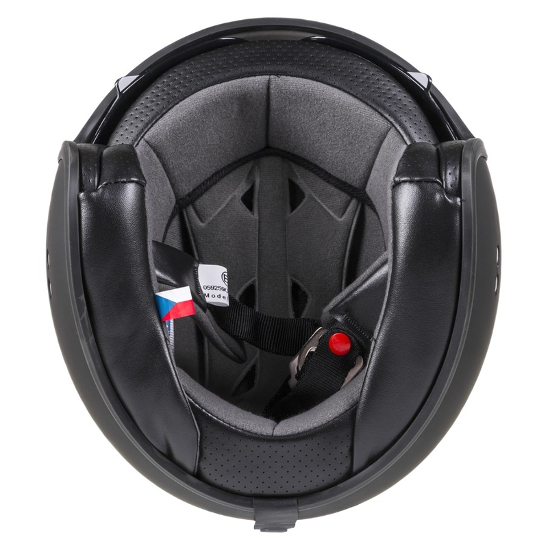 Cassida Oxygen offener Motorradhelm schwarz matt