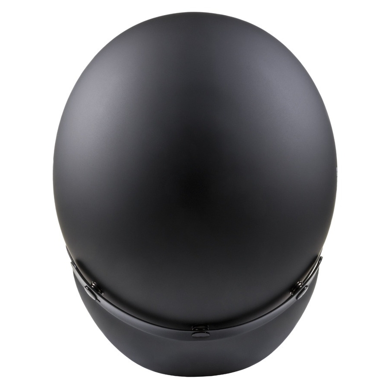 Cassida Oxygen offener Motorradhelm schwarz matt