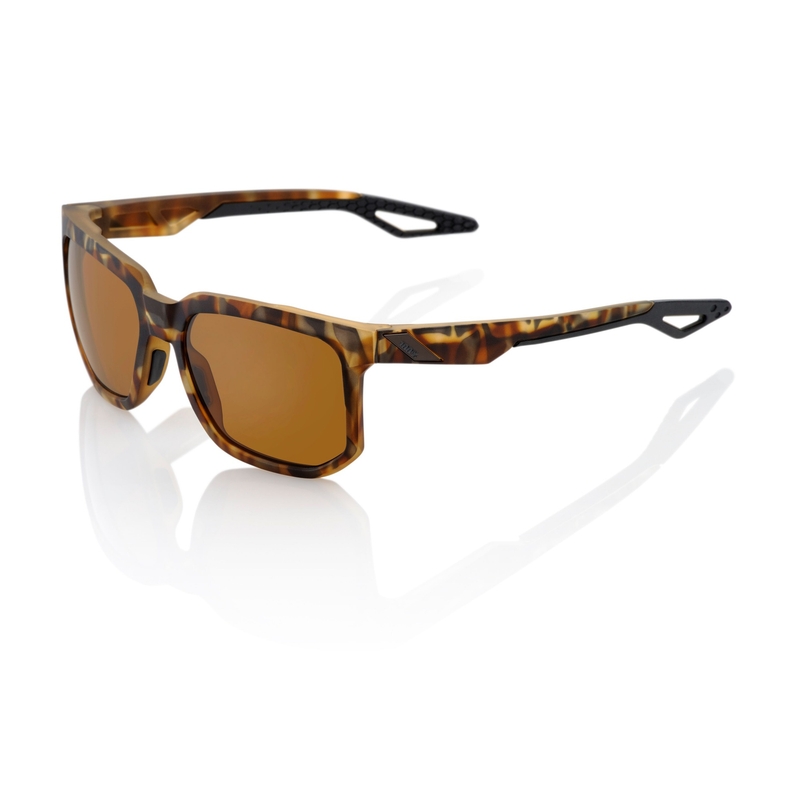 Sonnenbrille 100% CENTRIC Soft Tact Havanna braun (bronzefarbene Gläser)