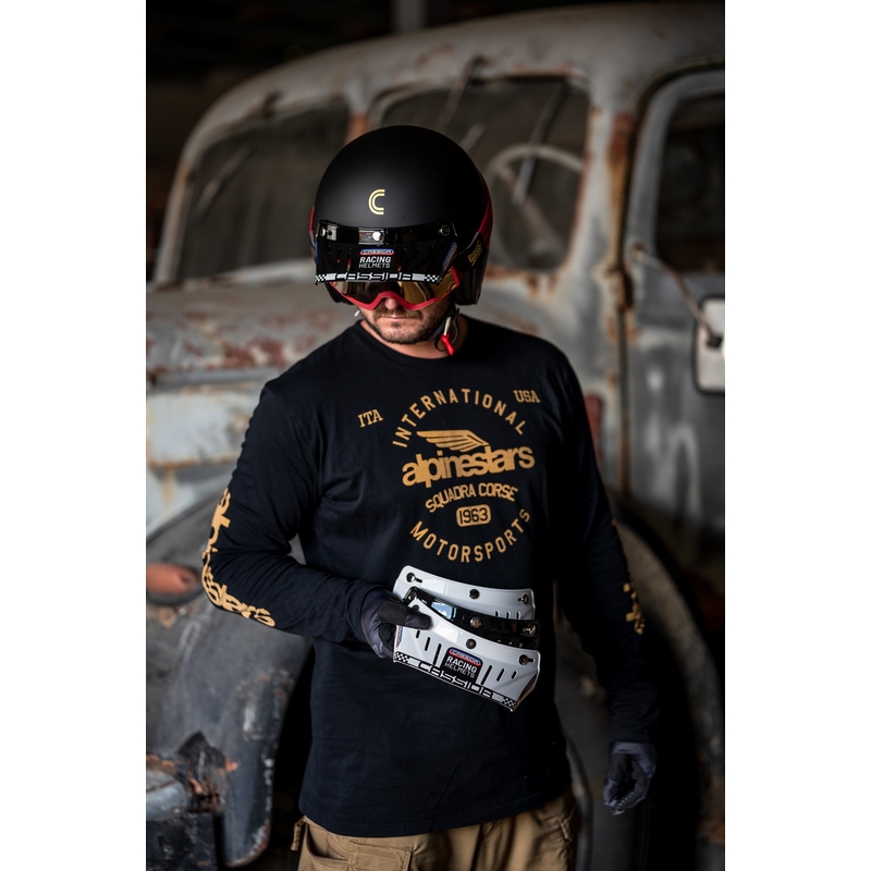 Flaches Visier für Cassida Oxygen Racing Spirit Helme weiß