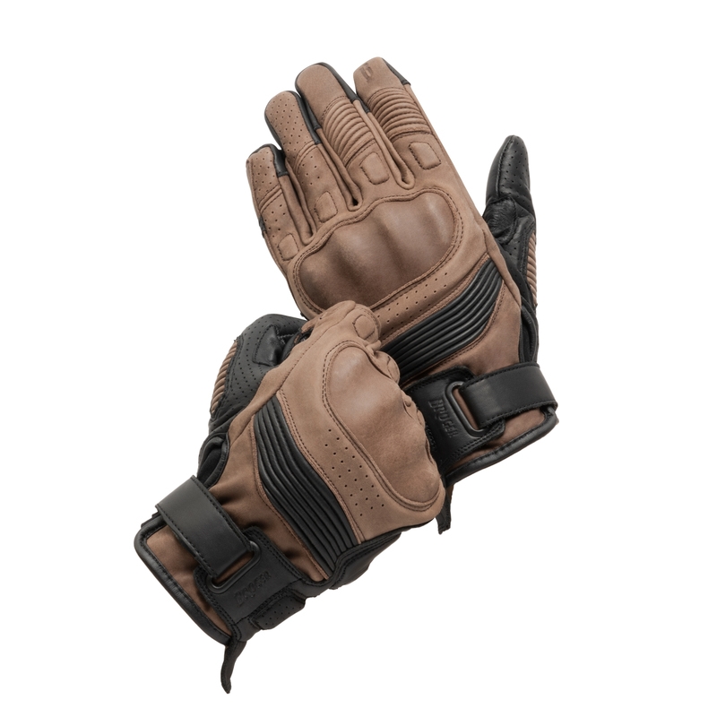 Damen Motorradhandschuhe BROGER Ohio vintage braun Ausverkauf