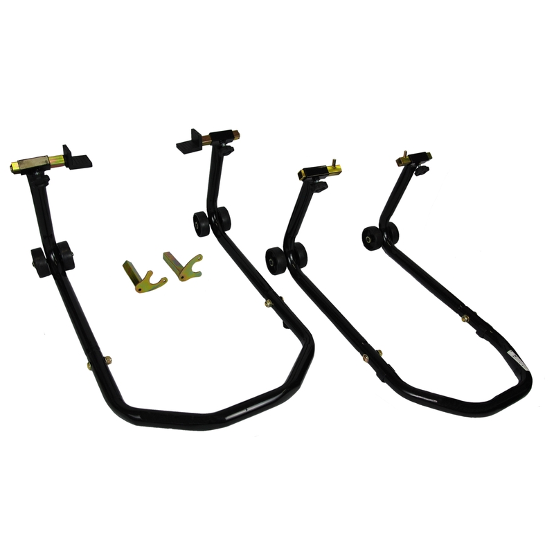 Satz R-TECH Motorständer vorne + hinten mit Rädern - II. Qualität