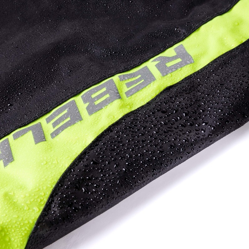 Rebelhorn Patrol fluo gelb-schwarze Regenhose
