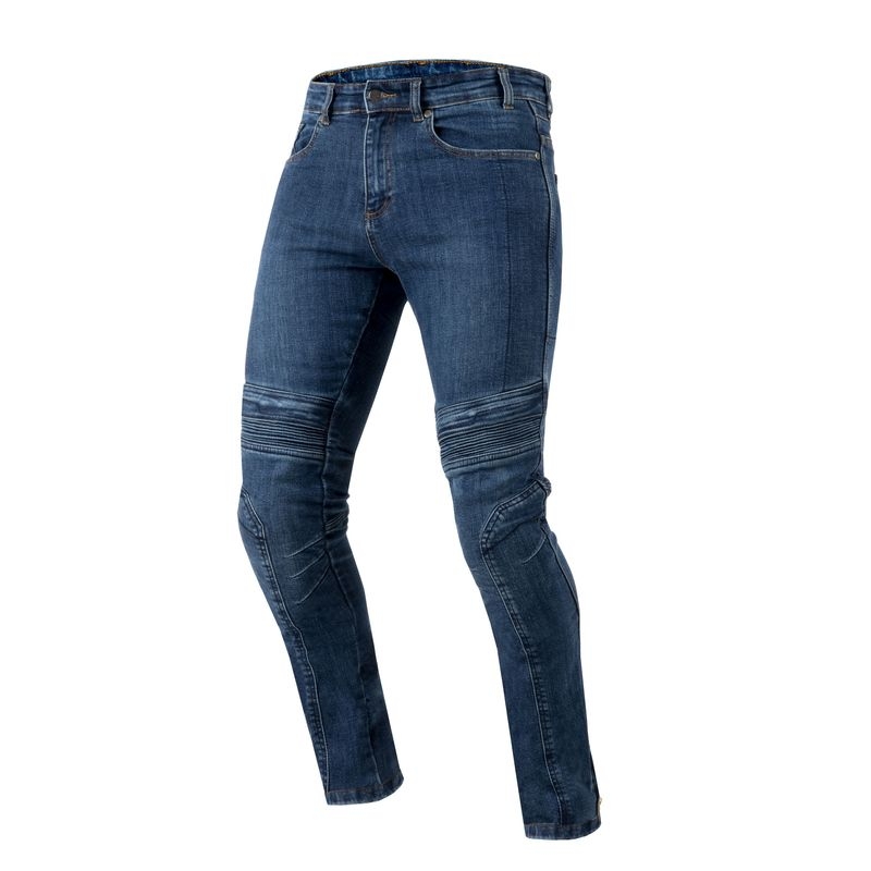 Motorradjeans Ozone Hornet II gewaschen blau Ausverkauf