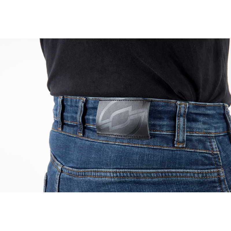 Motorradjeans Ozone Hornet II gewaschen blau Ausverkauf