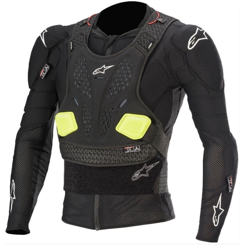 Alpinestars Bionic Pro schwarz-fluorgelbe Protektoren - Grad II