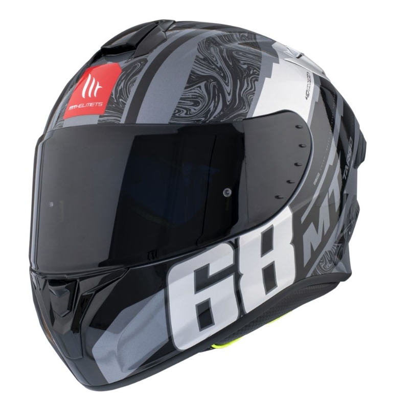MT FF106 Pro Targo Pro Welcome F2 grau Integral Motorradhelm