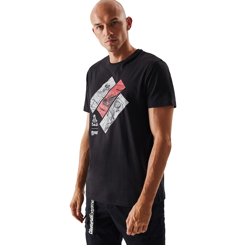 T-Shirt DAKAR DKR 1222 schwarz