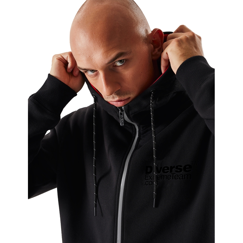 Kapuzenpulli DAKAR Dirt 3 schwarz Ausverkauf
