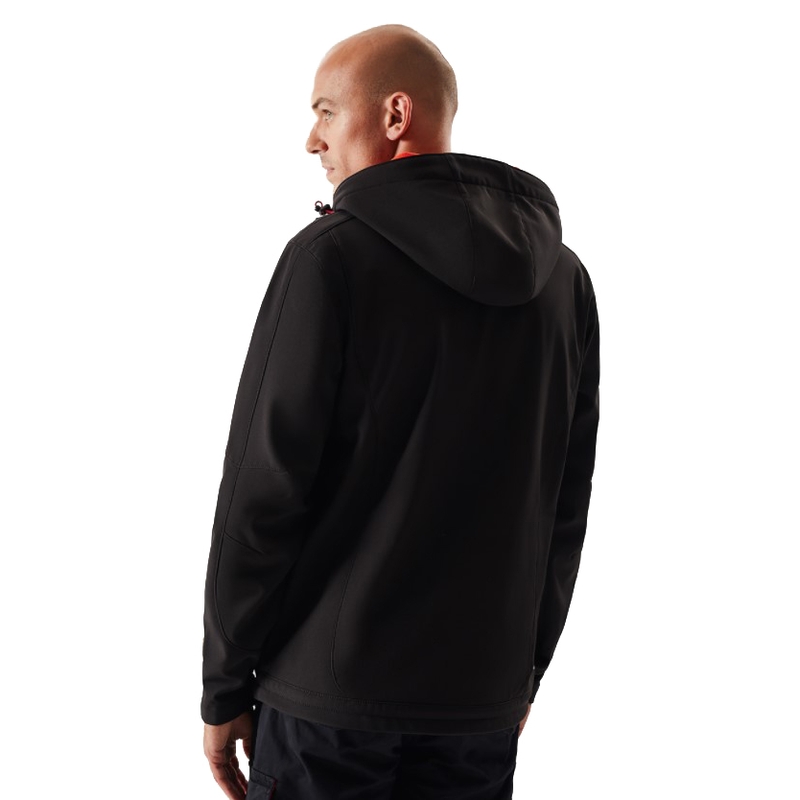 Herren Softshelljacke DAKAR Sotix rot-schwarz