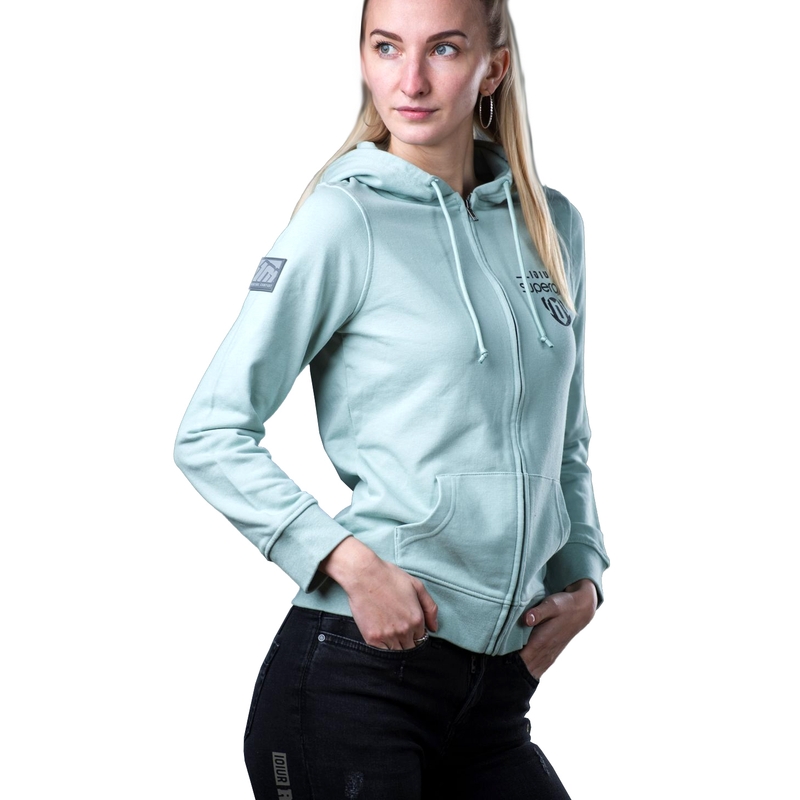 Women's 101 Riders My Zip Hood Hellgrün Ausverkauf