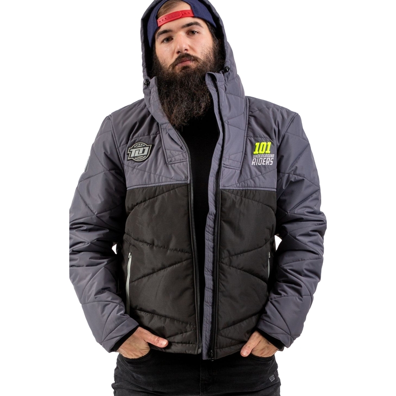 101 Riders Defrost Jacket schwarz-grau Ausverkauf