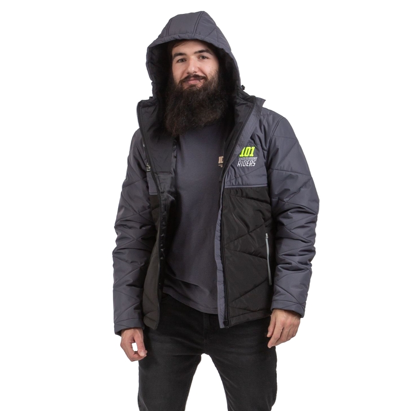 101 Riders Defrost Jacket schwarz-grau Ausverkauf