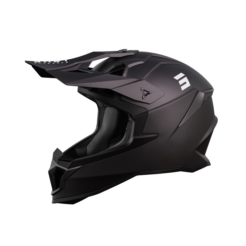 Motocross-Helm Shot Lite Solid 2.0 schwarz