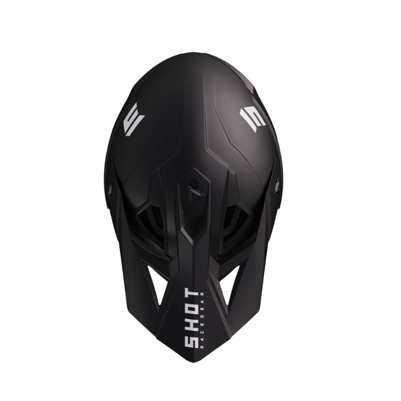 Motocross-Helm Shot Lite Solid 2.0 schwarz