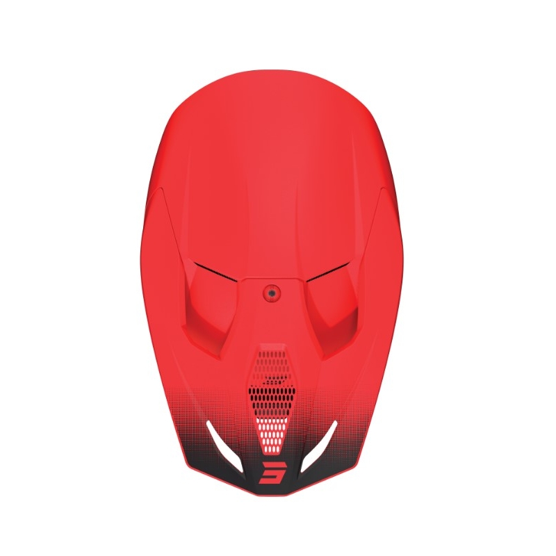 Motocross Helm Shot Race Raw schwarz-rot