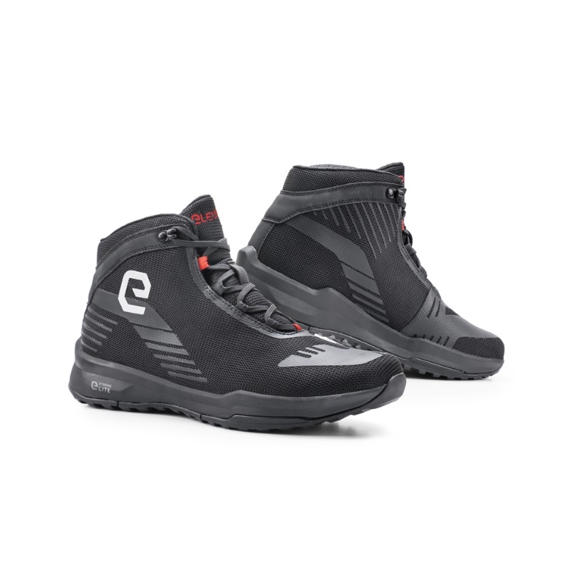 Women's Eleveit Town Air Schwarz Motorradstiefel