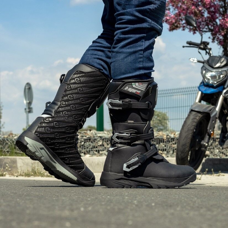 Eleveit T Spirit Evo WP Schwarz Motorradstiefel
