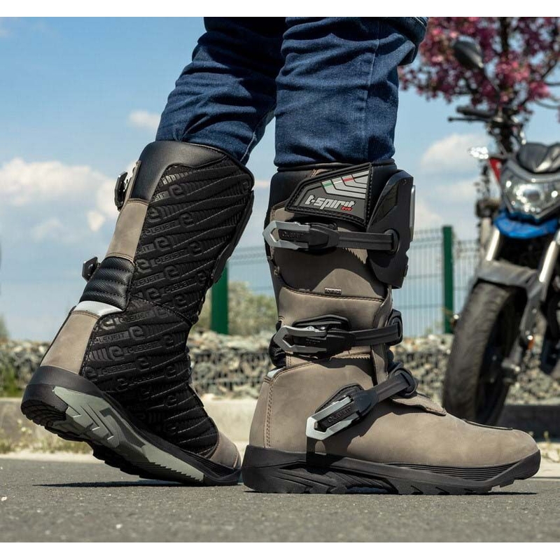 Eleveit T Spirit Evo WP braun Motorradstiefel