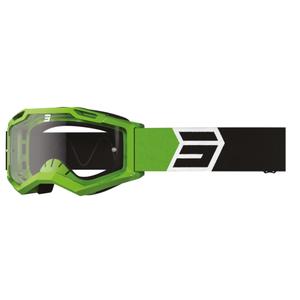 Motocross-Schutzbrille Shot Assault 2.0 Solar schwarz-grün