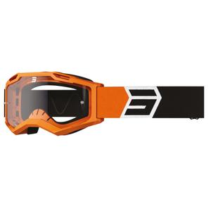 Motocross-Schutzbrille Shot Assault 2.0 Solar schwarz-orange