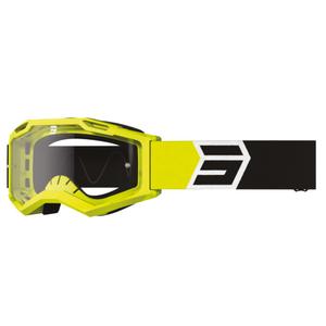 Motocross-Schutzbrille Shot Assault 2.0 Solar schwarz-gelb