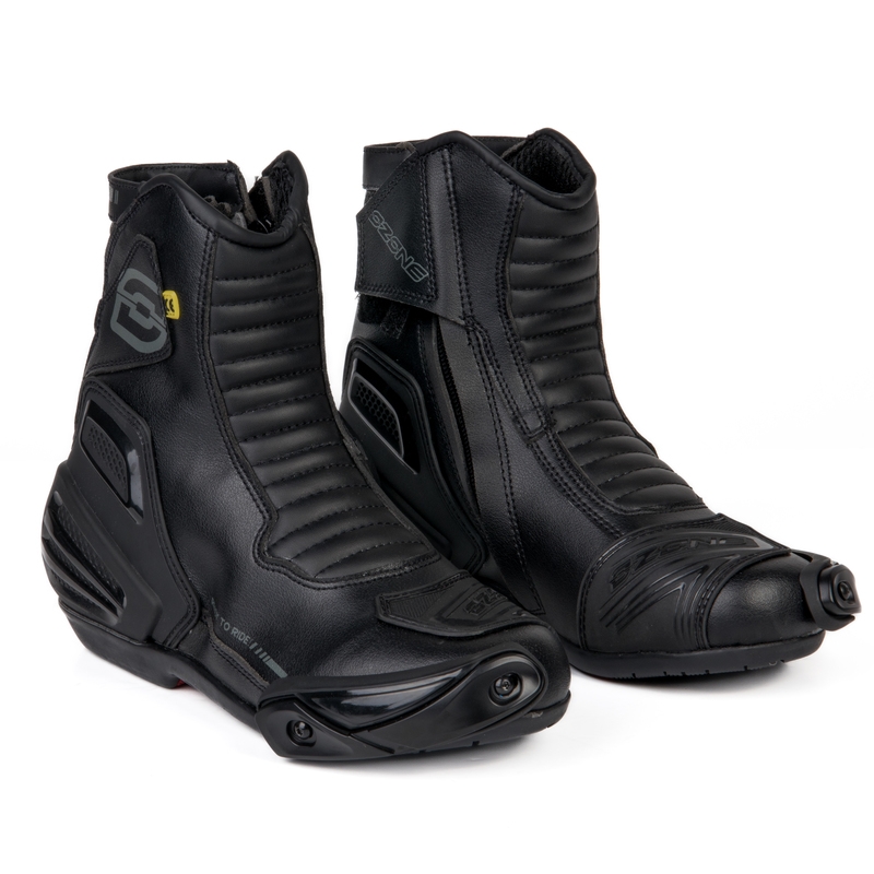 Motorradstiefel Ozone Urban II CE schwarz Ausverkauf