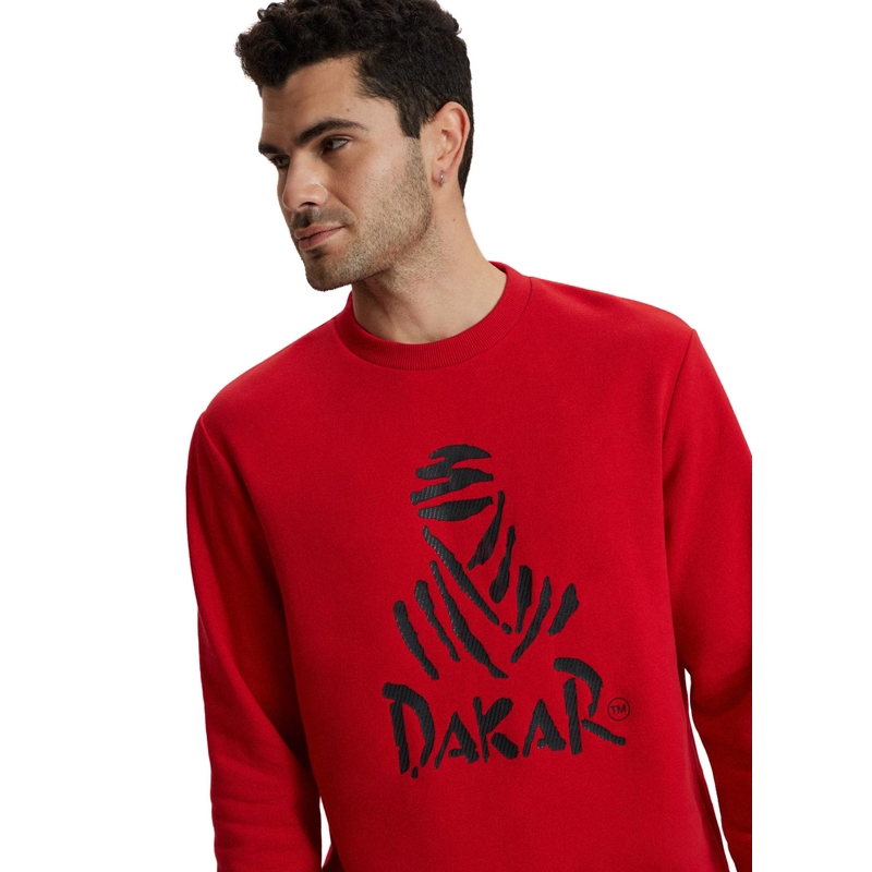 Herren-Kapuzenpullover DAKAR DKR CREW 04 rot Ausverkauf