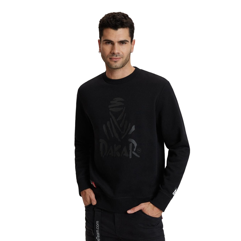 Herren-Kapuzenpullover DAKAR DKR CREW 04 schwarz