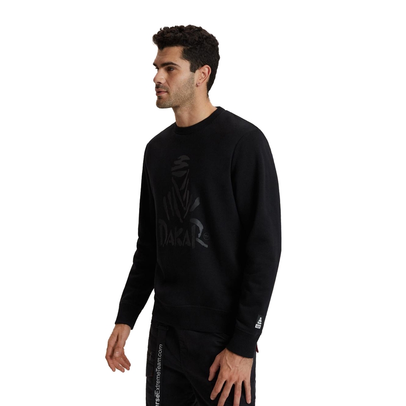 Herren-Kapuzenpullover DAKAR DKR CREW 04 schwarz