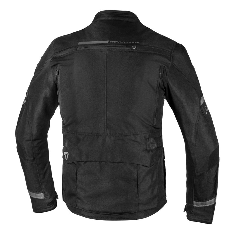 Motorradjacke SECA Compass schwarz Ausverkauf