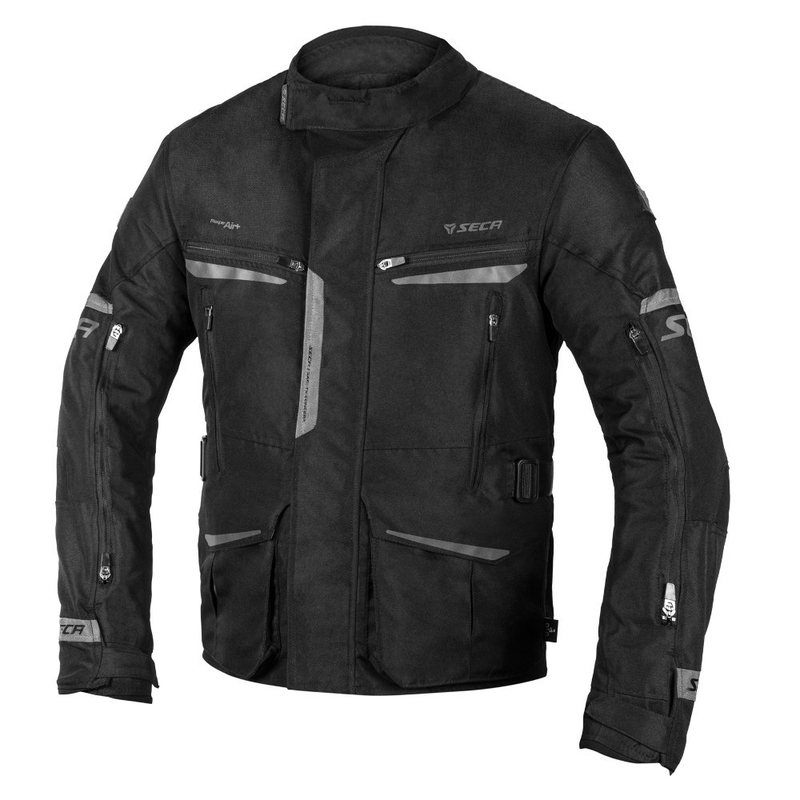 Motorradjacke SECA Compass schwarz Ausverkauf