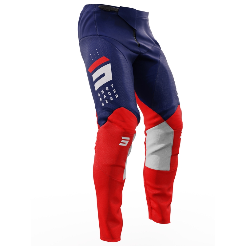 Motocross-Hose Shot Contact Camo 2.0 rot und blau Ausverkauf