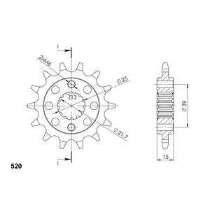Ritzel SUPERSPROX CST-1042:14 14T, 520