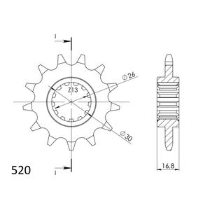 Ritzel SUPERSPROX CST-1269:14 14T, 520