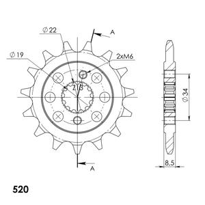 Ritzel SUPERSPROX CST-1403:15 15T, 520